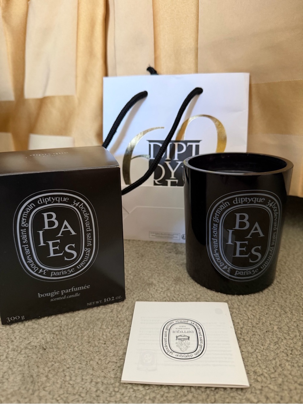🗽Diptyque Baies Black Scented Candle